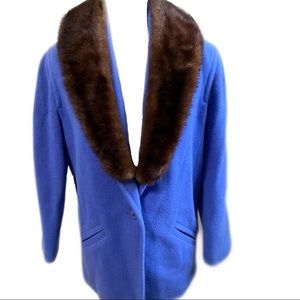 Vintage Fur Collar Jacket